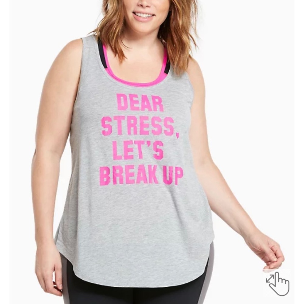 Torrid Workout Shirt Size 2